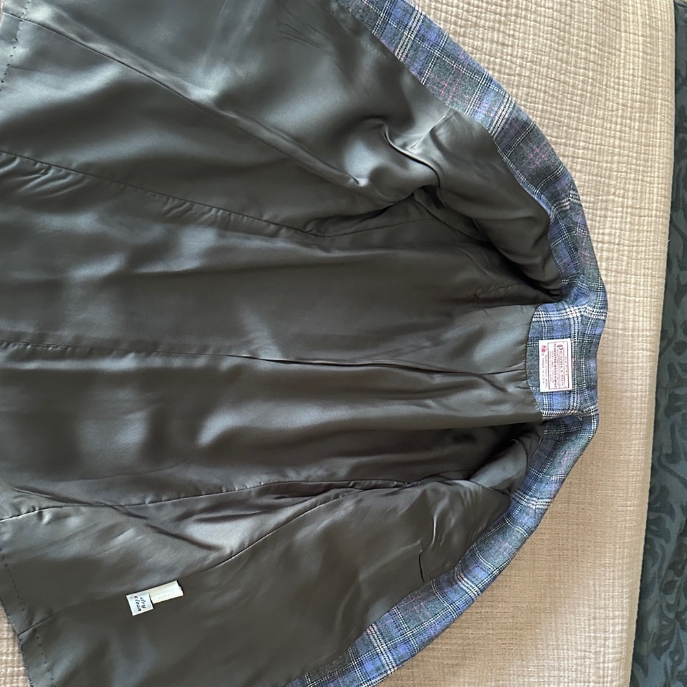 Pendleton Petite Wool Jacket in Gray and Pink - image 4